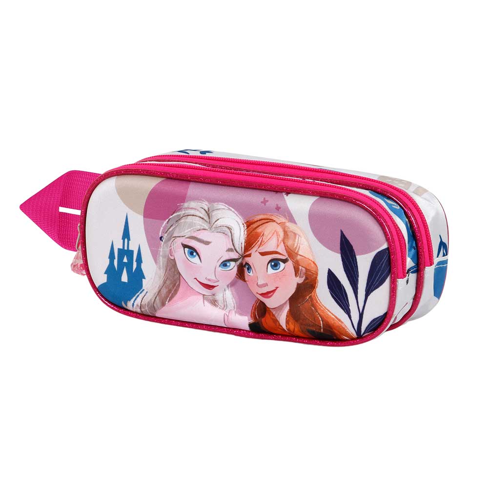 3D Double Pencil Case Frozen 2 Castle
