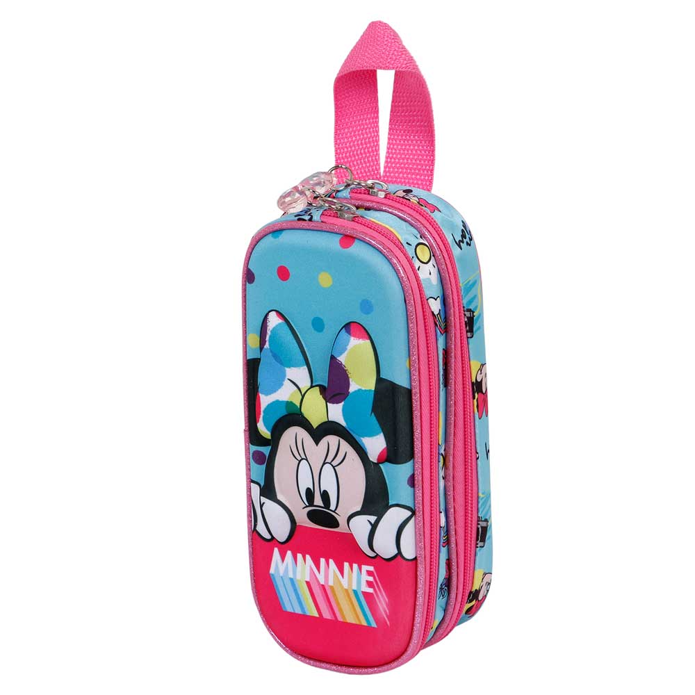 Trousse Double 3D Minnie Mouse Wishful