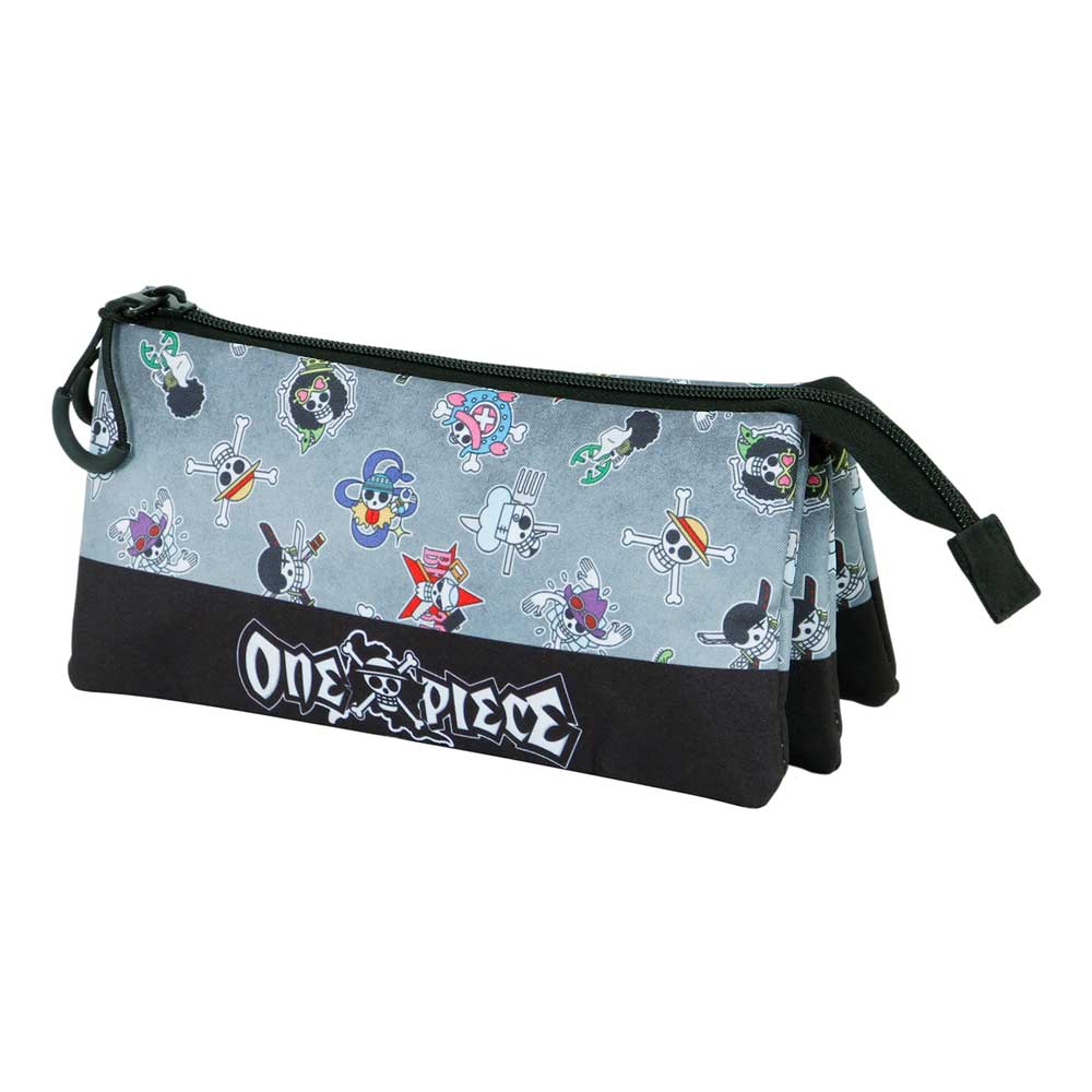 FAN Triple Pencil Case 2.0 One Piece Skull Symbols