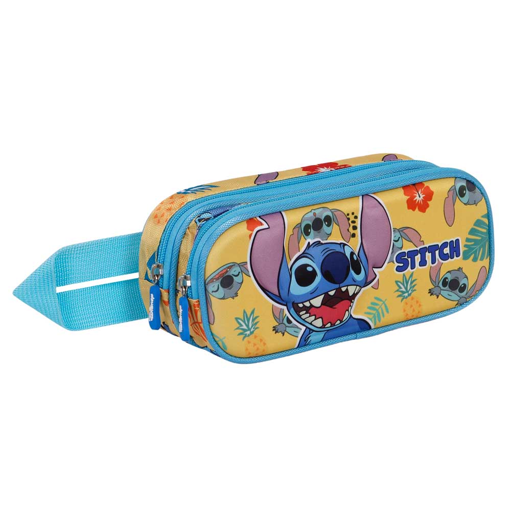 3D Double Pencil Case Lilo and Stitch Grumpy Online - KARACTERMANIA