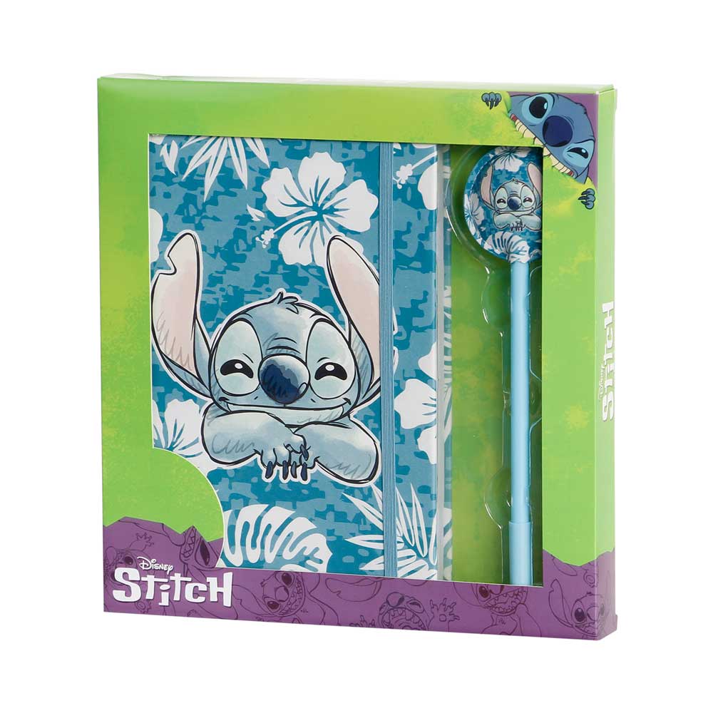 Diary + Fashion Pen Lilo and Stitch Aloha