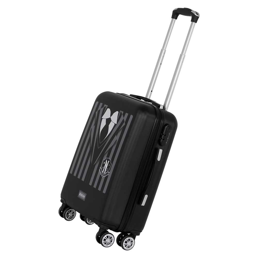 Black cabin suitcase fashion 4 wheels