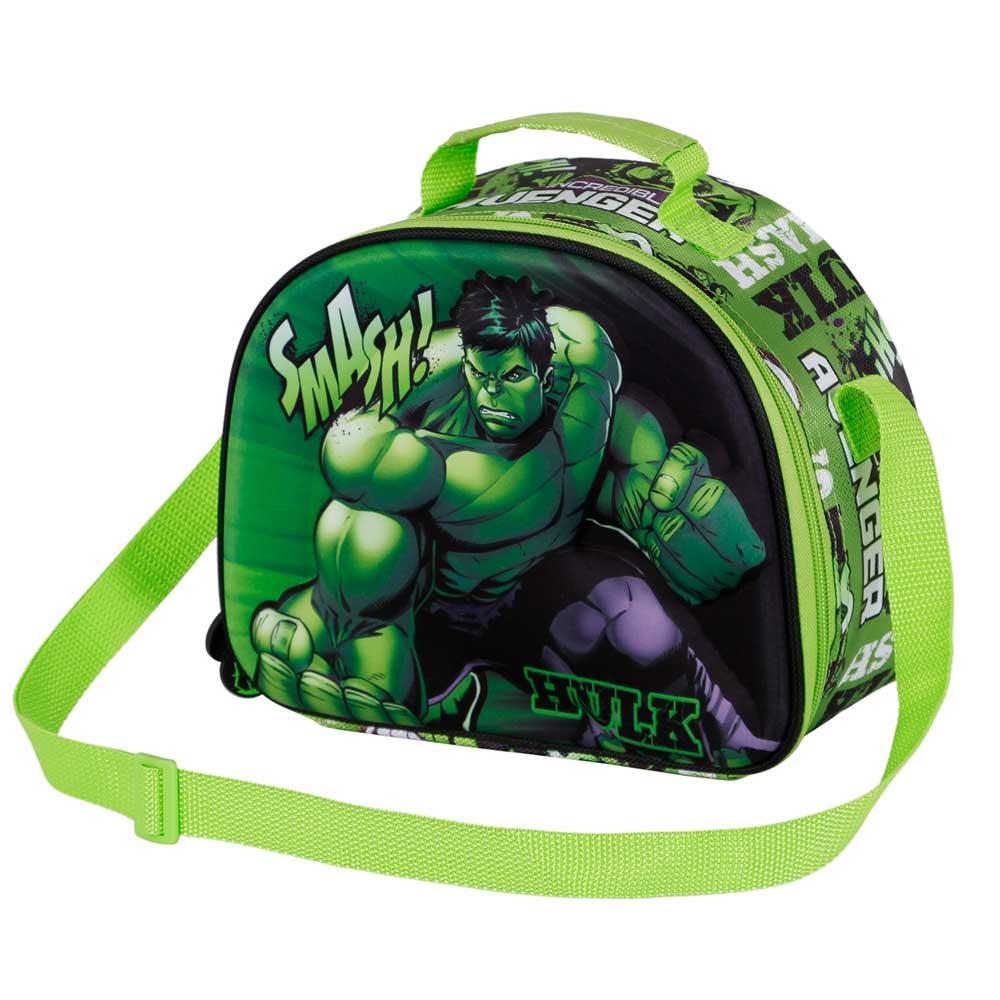 Bolsa Portamerienda 3D Hulk Superhuman