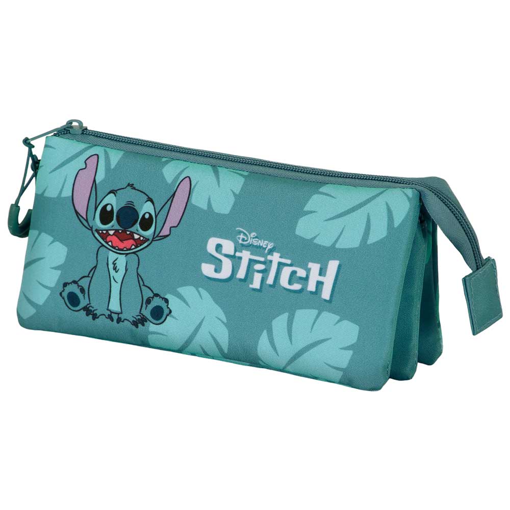 Triple Pencil Case Lilo and Stitch Sit