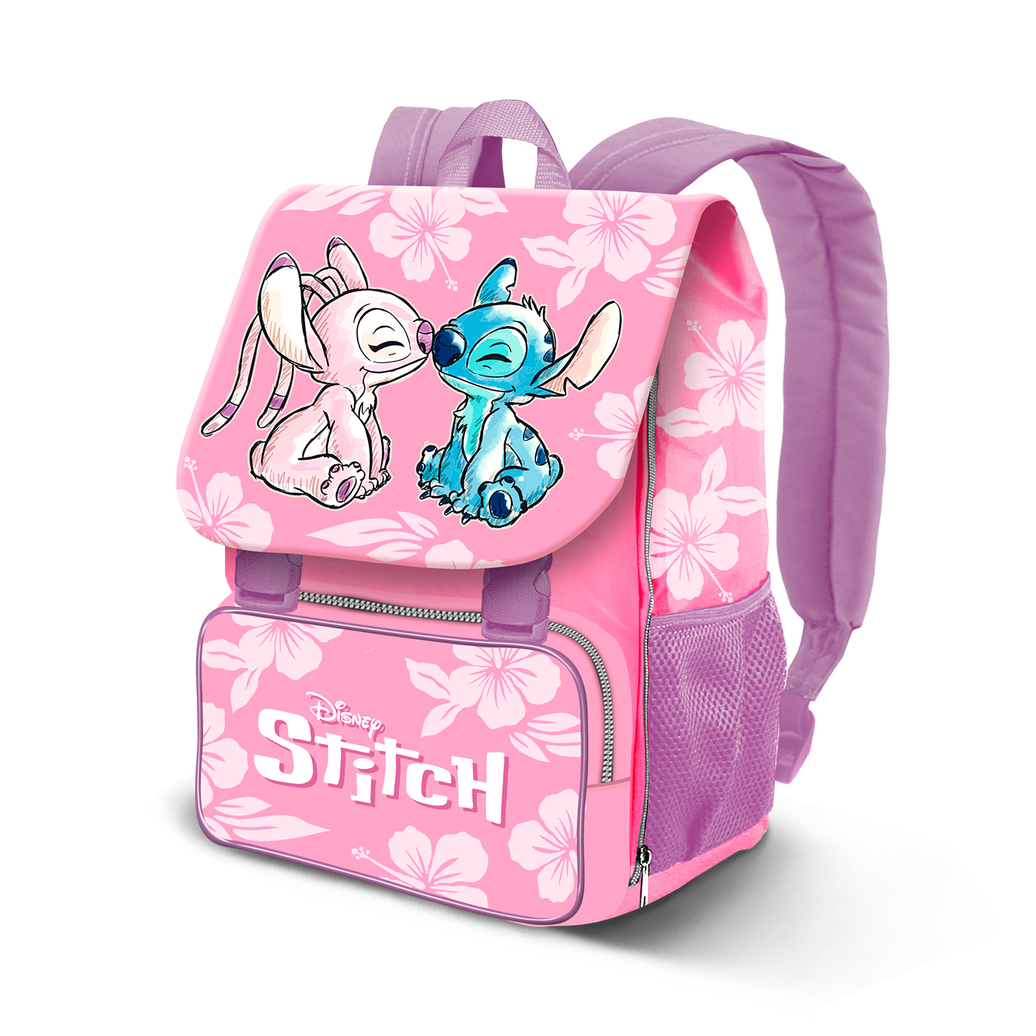 Mochila Expandible EXP Lilo y Stitch Pink