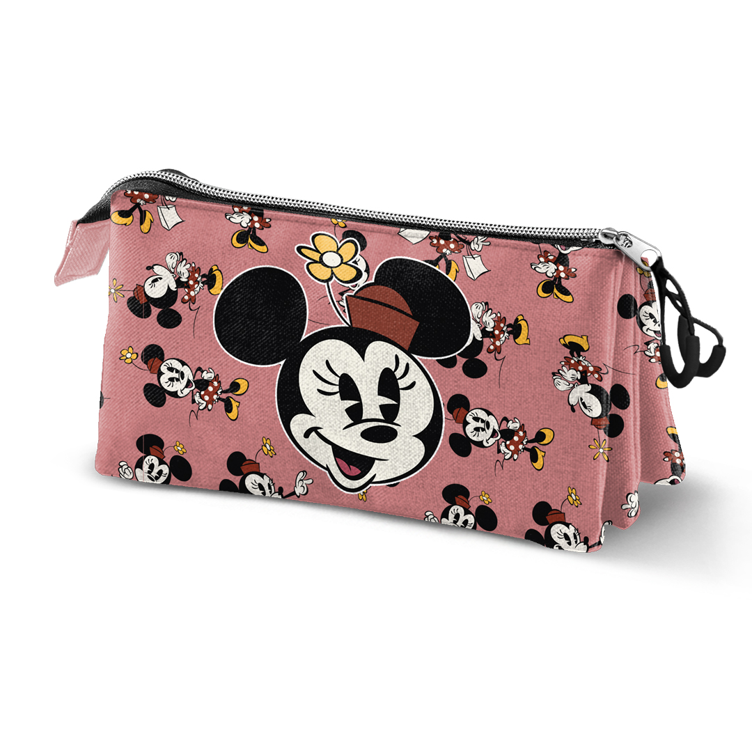 Trousse Triple Minnie Mouse Aqua