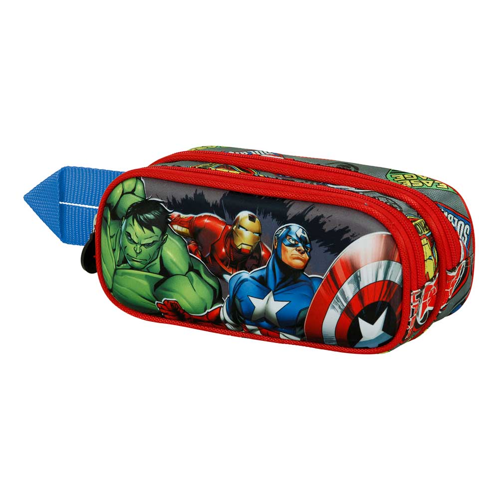 3D Double Pencil Case The Avengers Invencible