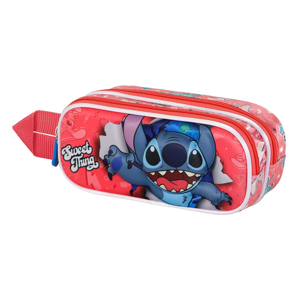 Astuccio Doppio 3D Lilo e Stitch Thing