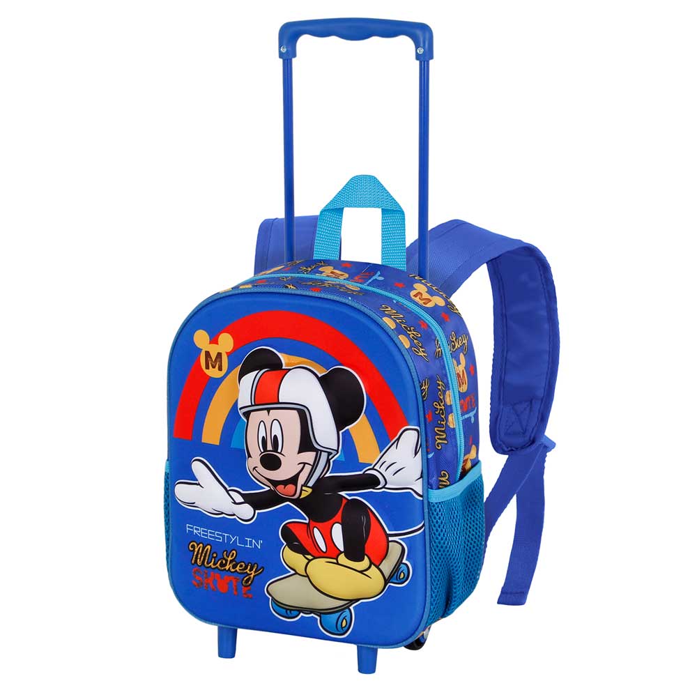 Small 3D Backpack with Wheels Mickey Mouse Freestyle