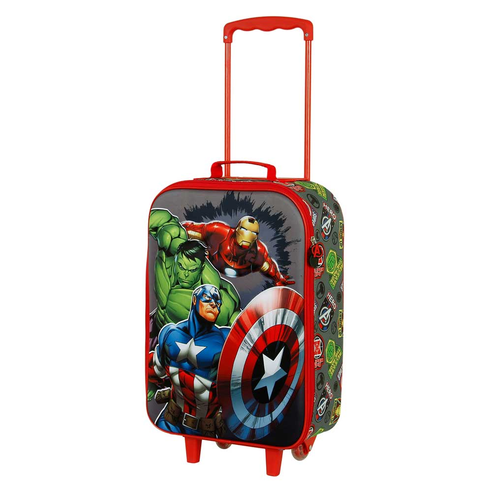 Valigia Trolley Soft 3D Avengers Invencible