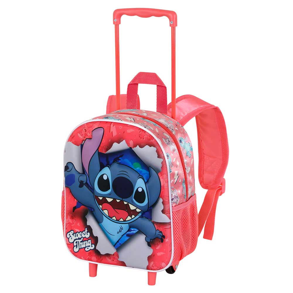 Sac à dos 3D à Roulettes Petit Lilo et Stitch Thing