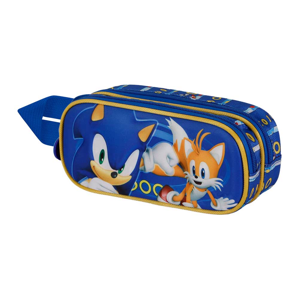 Trousse Double 3D Sonic Tails