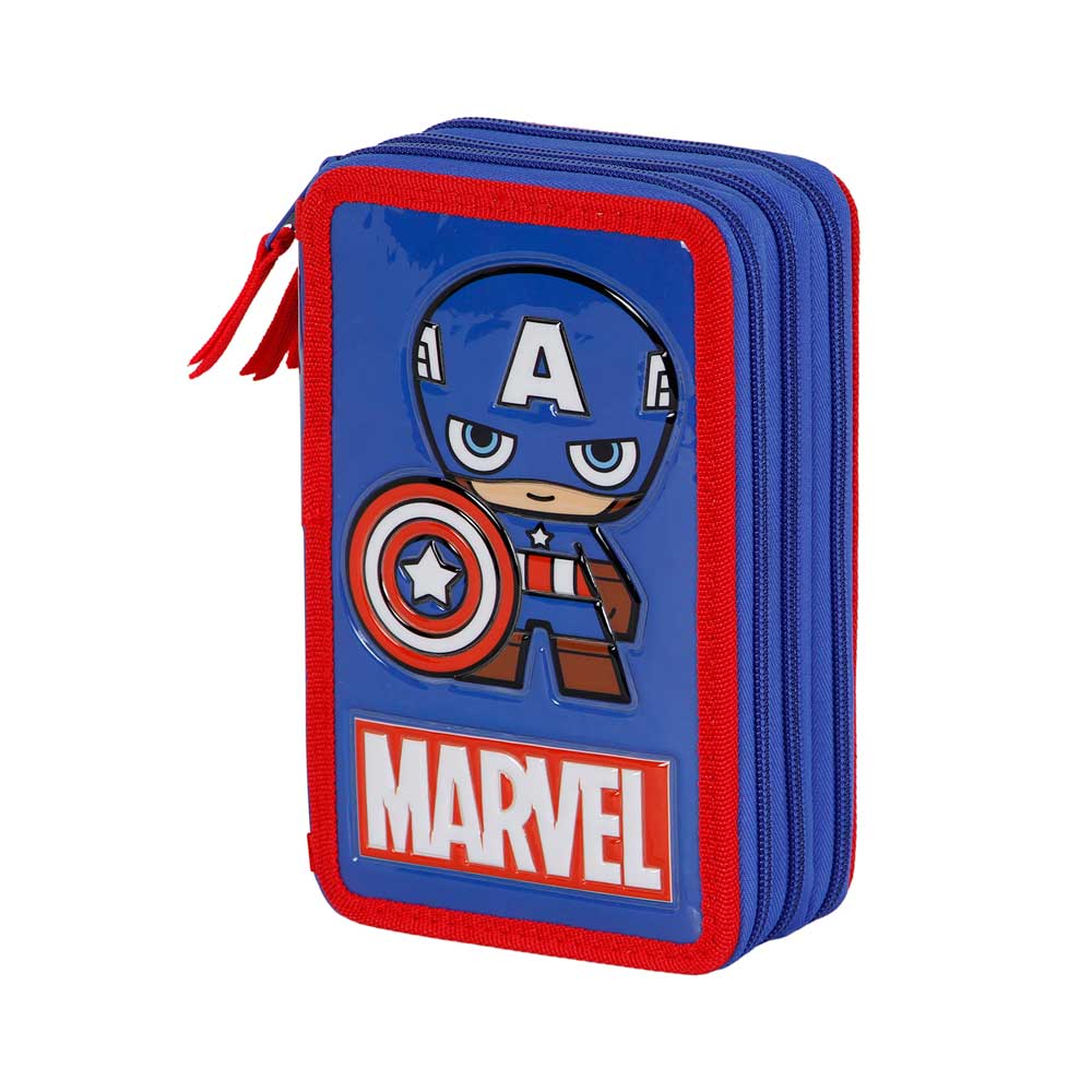 Trousse Triple Garnie Captain America Glory