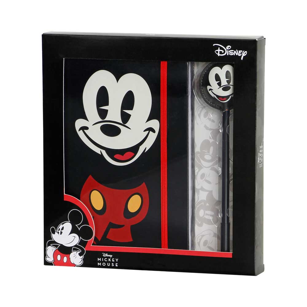 Diary + Fashion Pen Mickey Mouse Face
