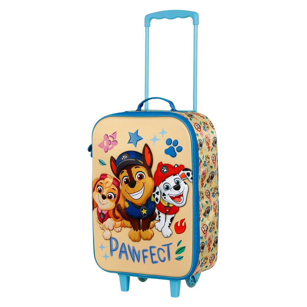 Soft 3D Trolley Suitcase Paw Patrol Friendship