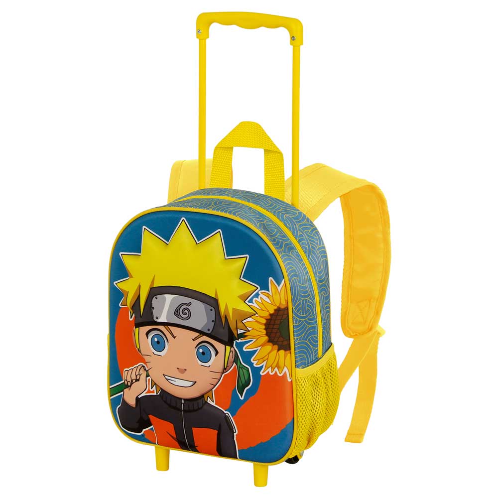 Small 3D Backpack with Wheels Naruto Peace