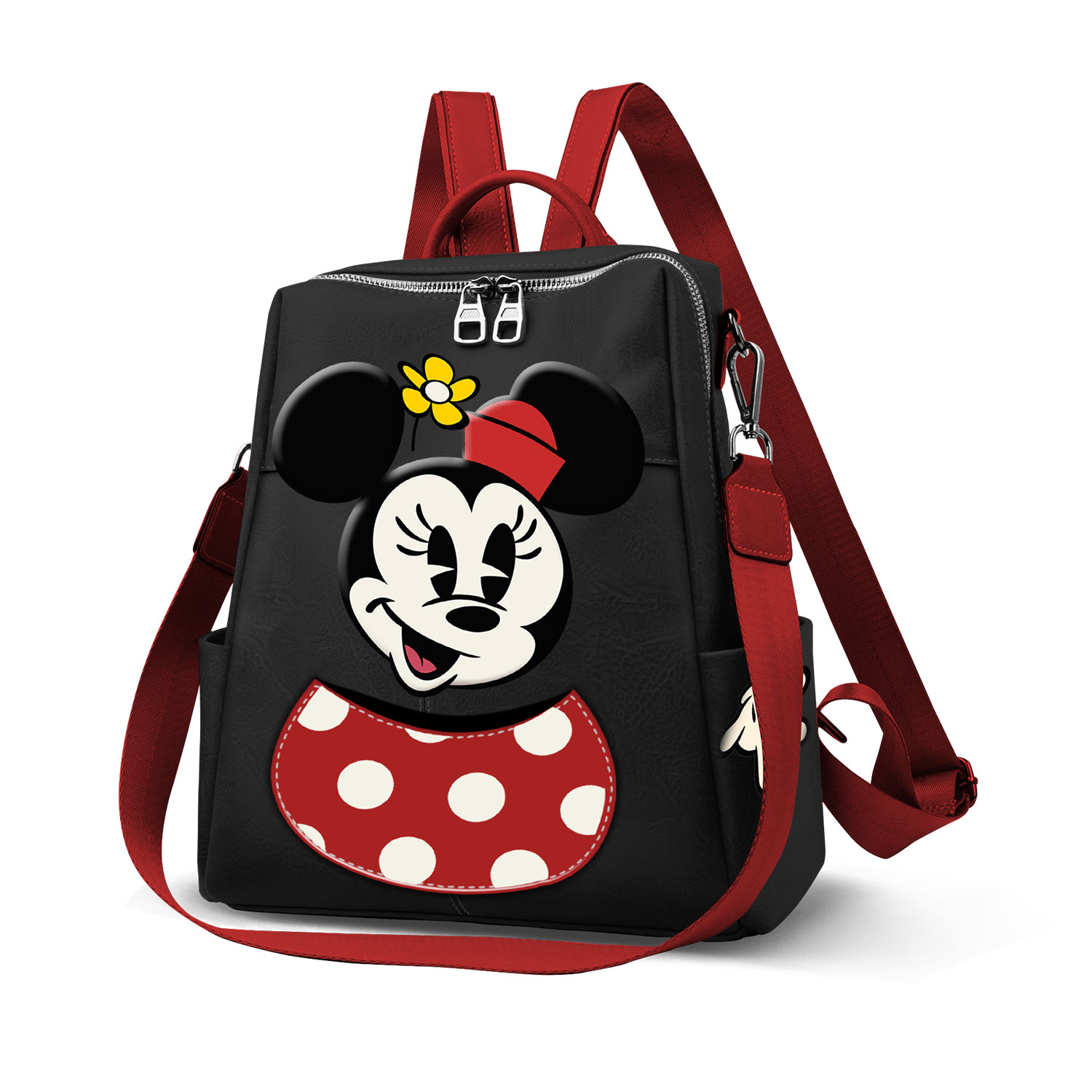 Shield Backpack Minnie Mouse Face