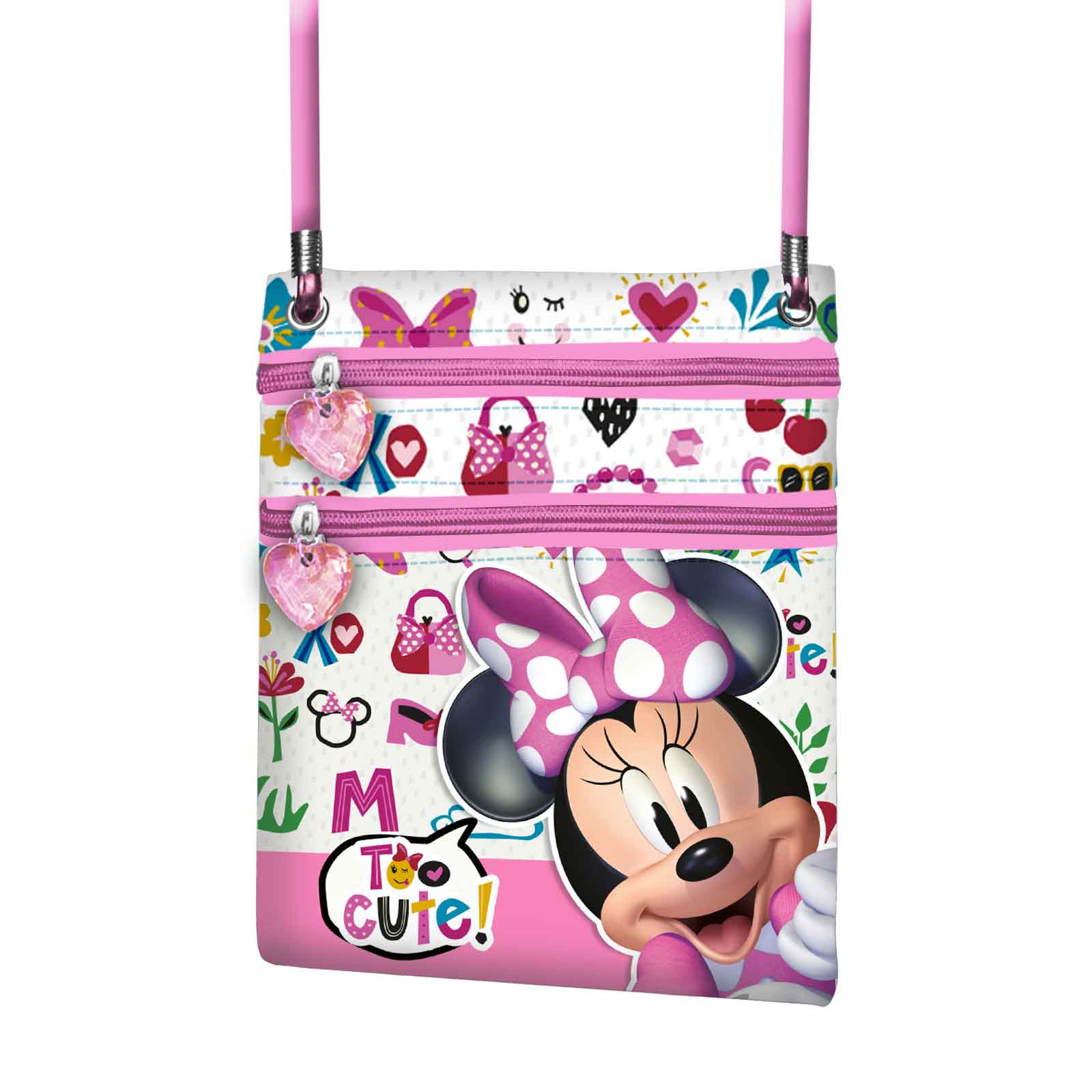 Action Vertical Shoulder Bag Minnie Mouse Too Cute