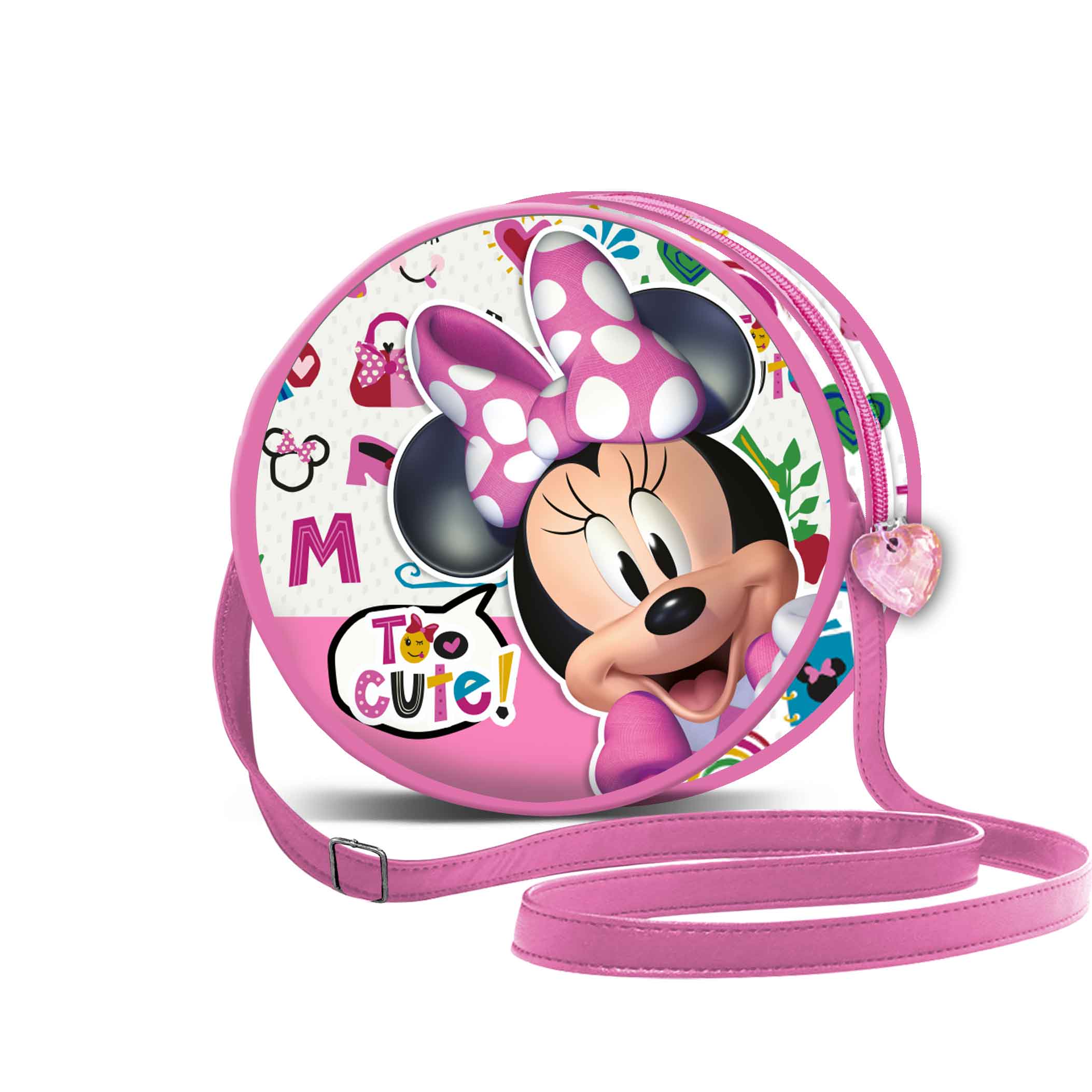 Round Shoulder Bag Minnie Mouse Too Cute