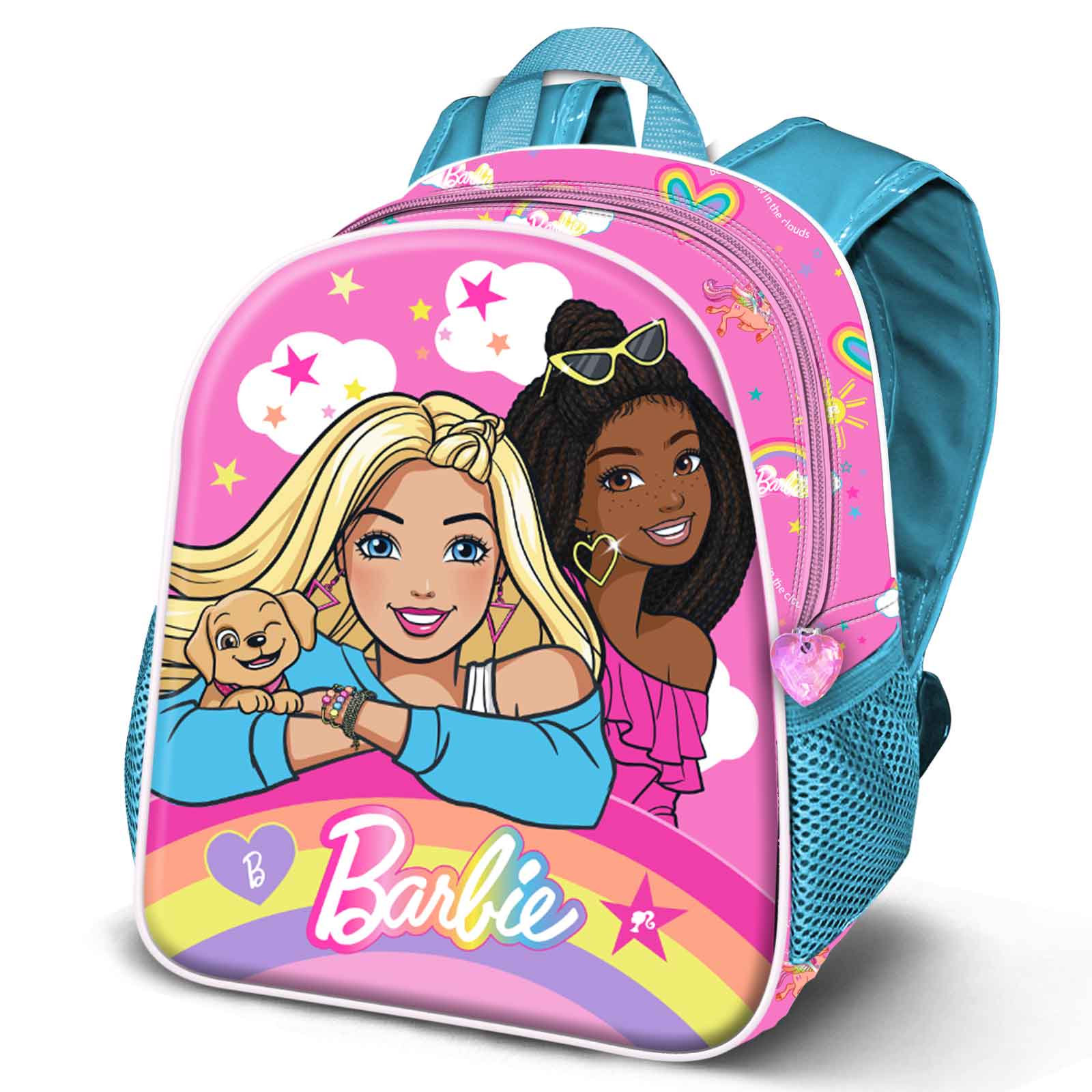 Mochila 3D Pequeña Barbie Rainbowy