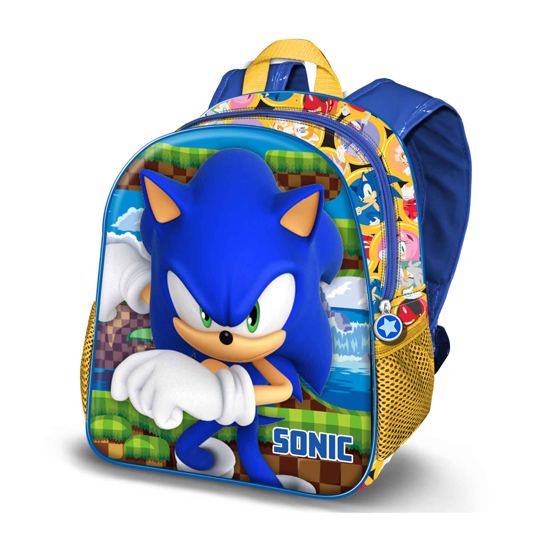 Mochila 3D Pequeña Sonic Game