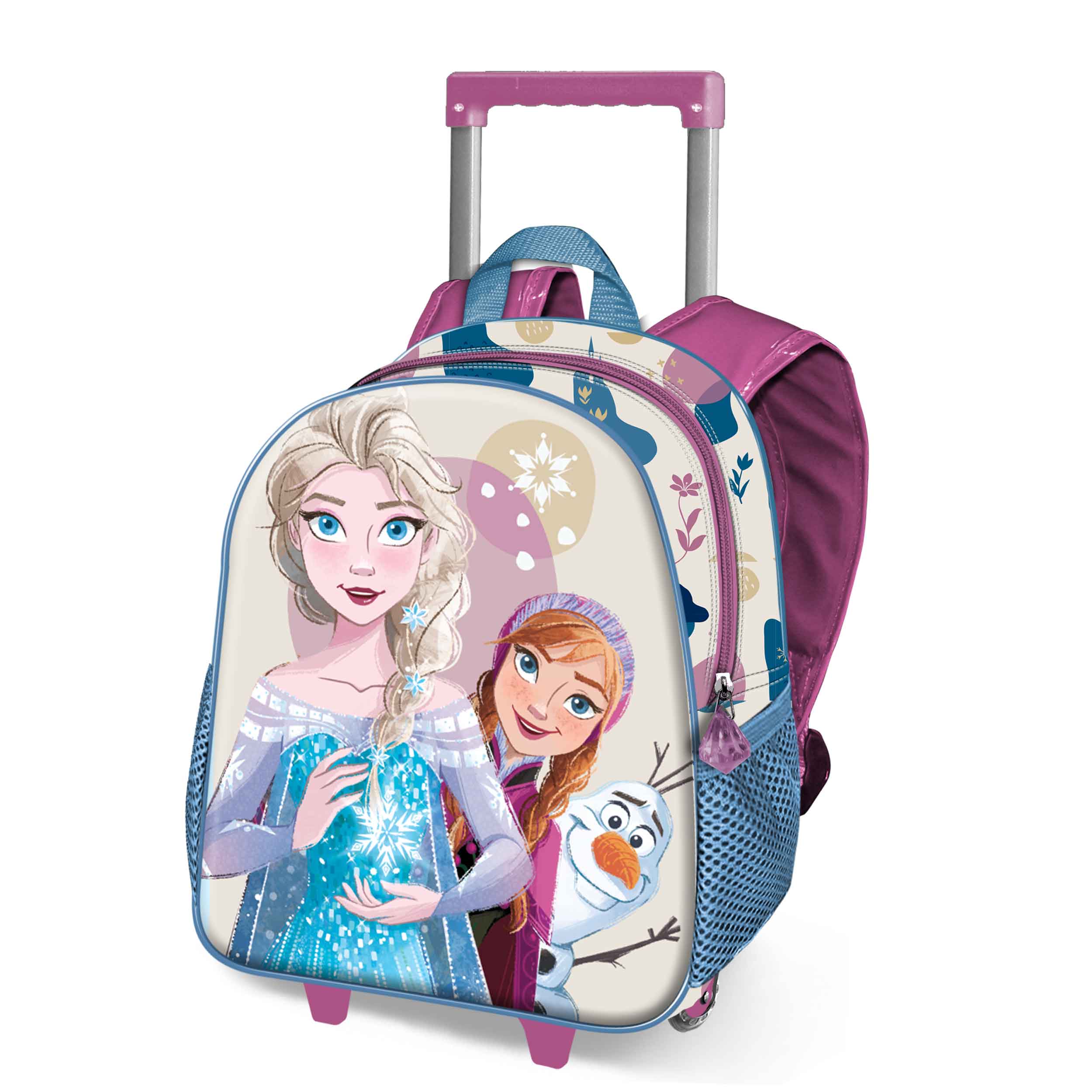 Small 3D Backpack with Wheels Frozen 2 Snow