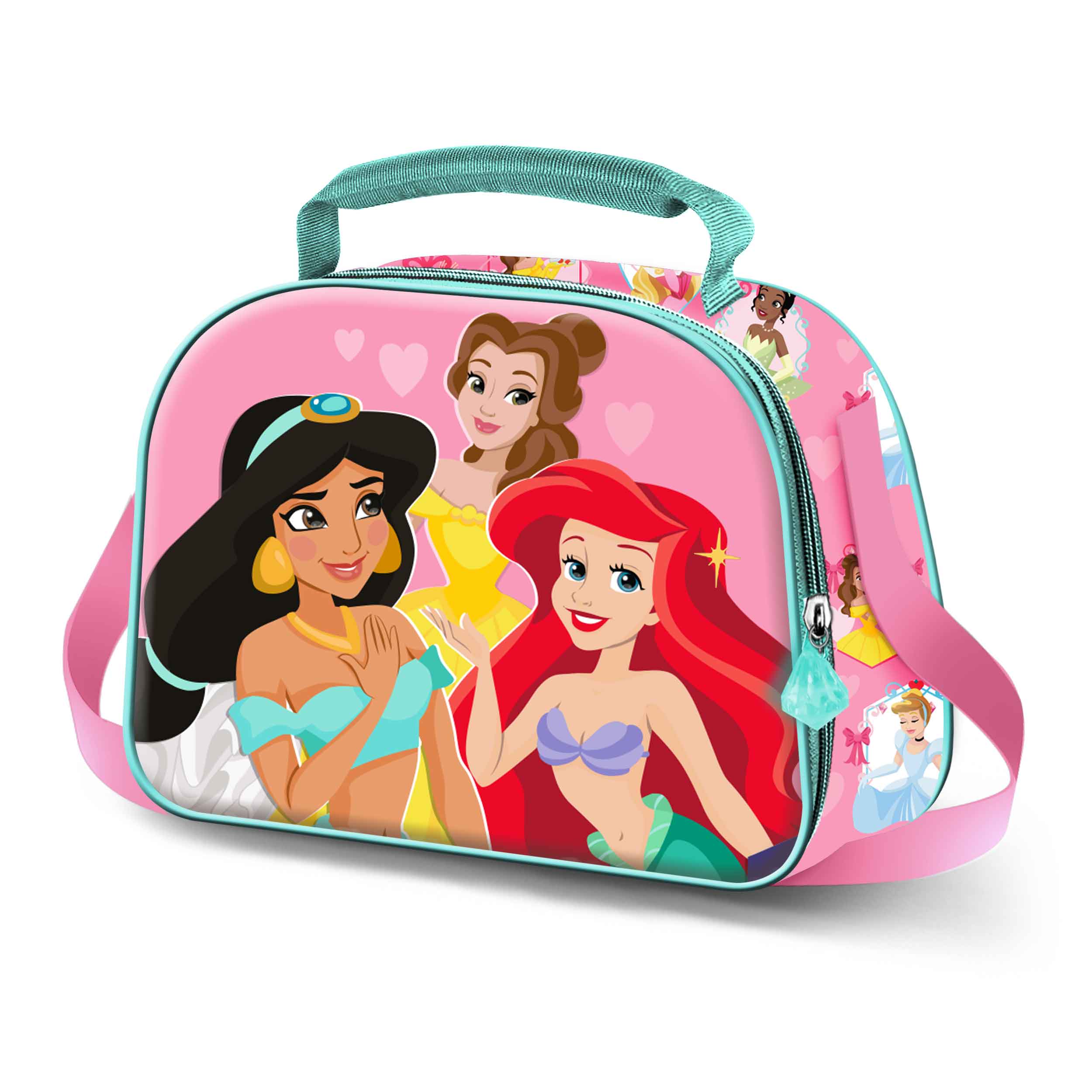 Borsa Porta Merenda 3D Principesse Disney Charm