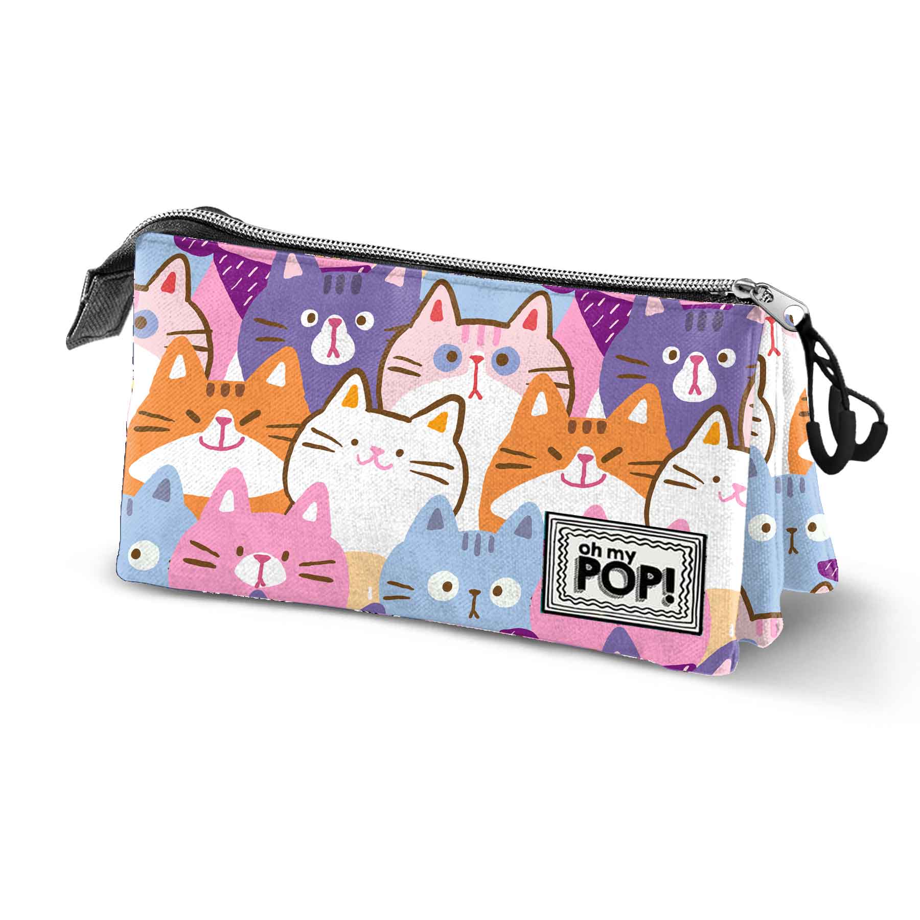 Estuche Portatodo Triple Oh My Pop! Kittens