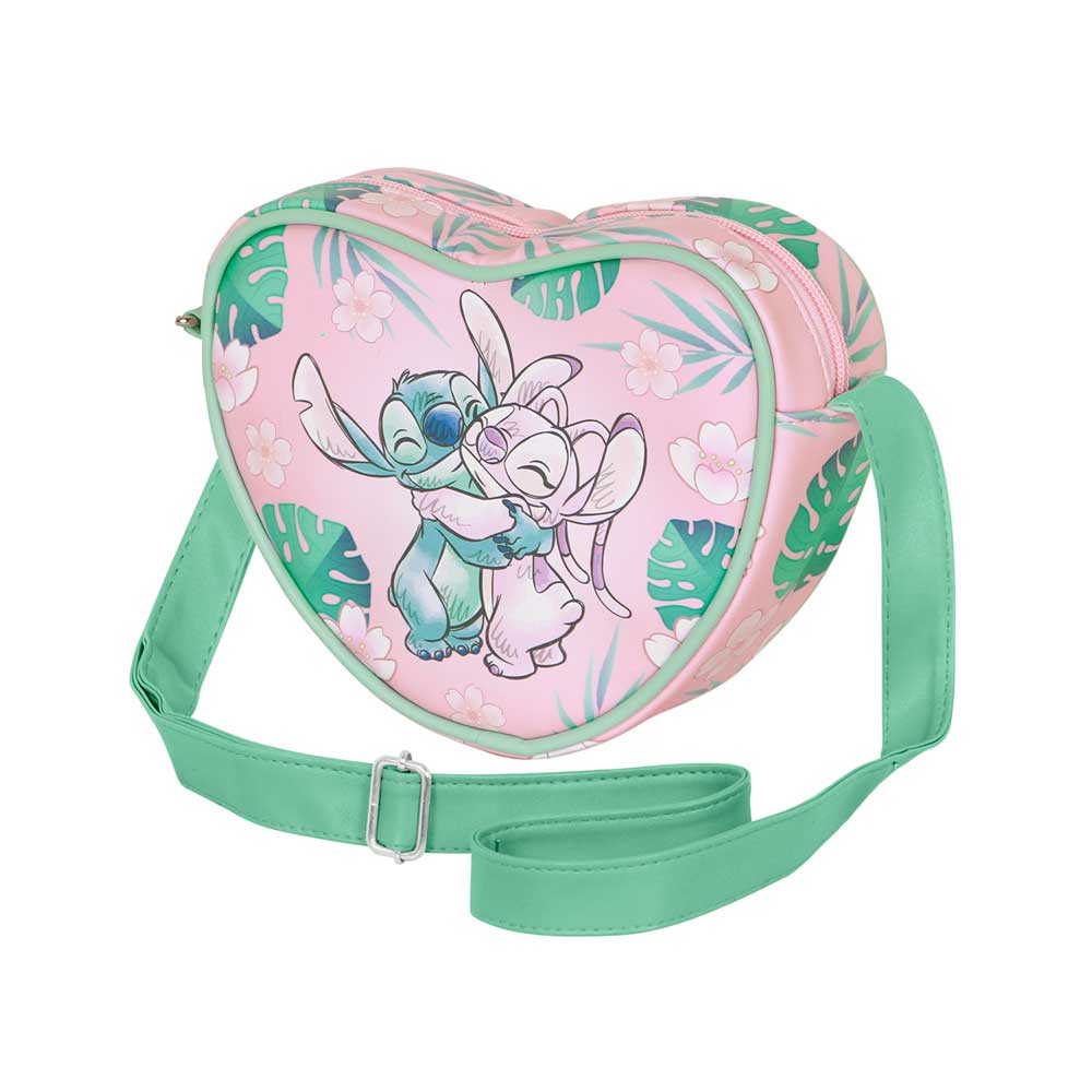 Casual Heart Shoulder Bag Lilo and Stitch Hug