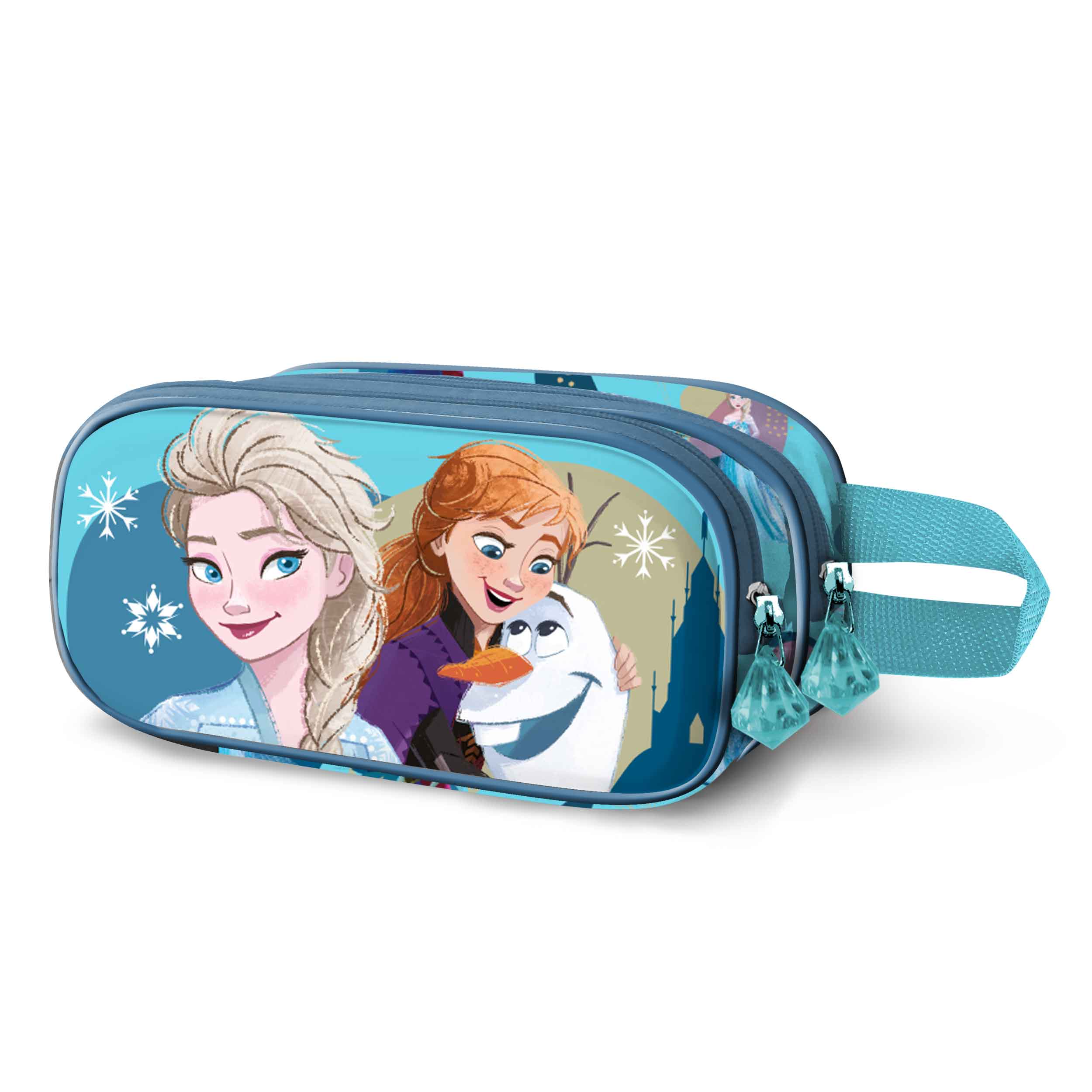 3D Double Pencil Case Frozen 2 Lovely