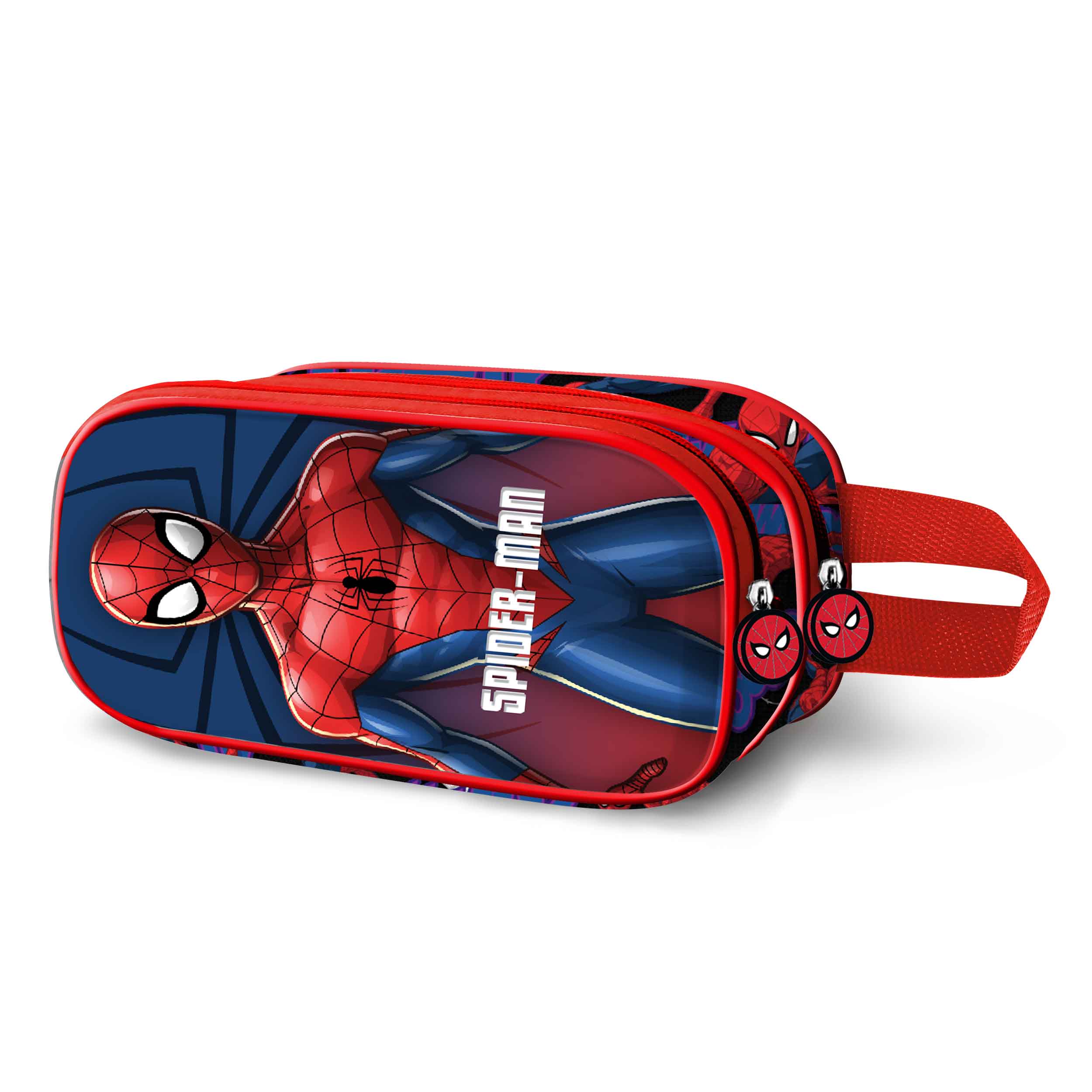 Estuche Portatodo Doble 3D Spiderman Solid