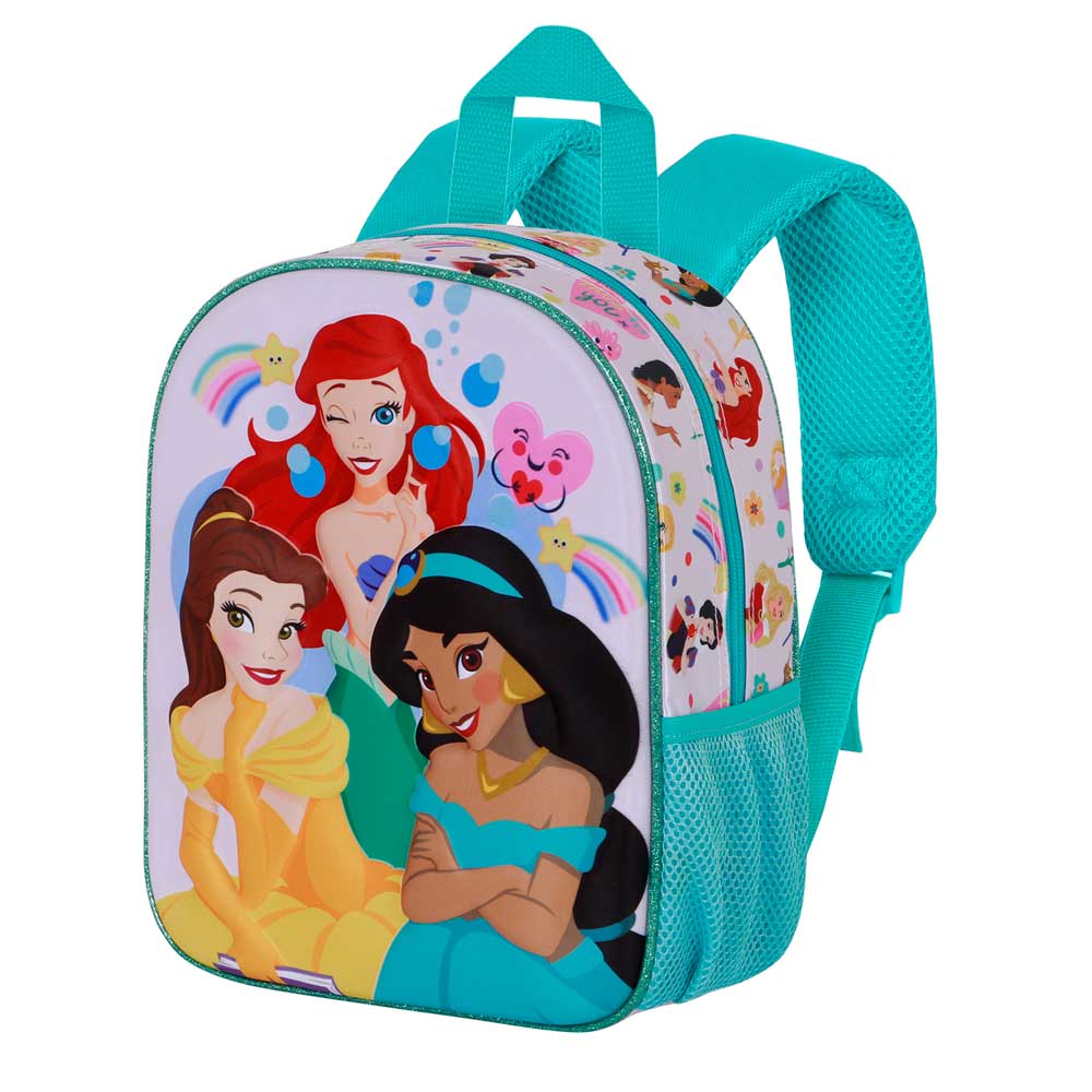 Mochila 3D Elite Princesas Disney Rainbows