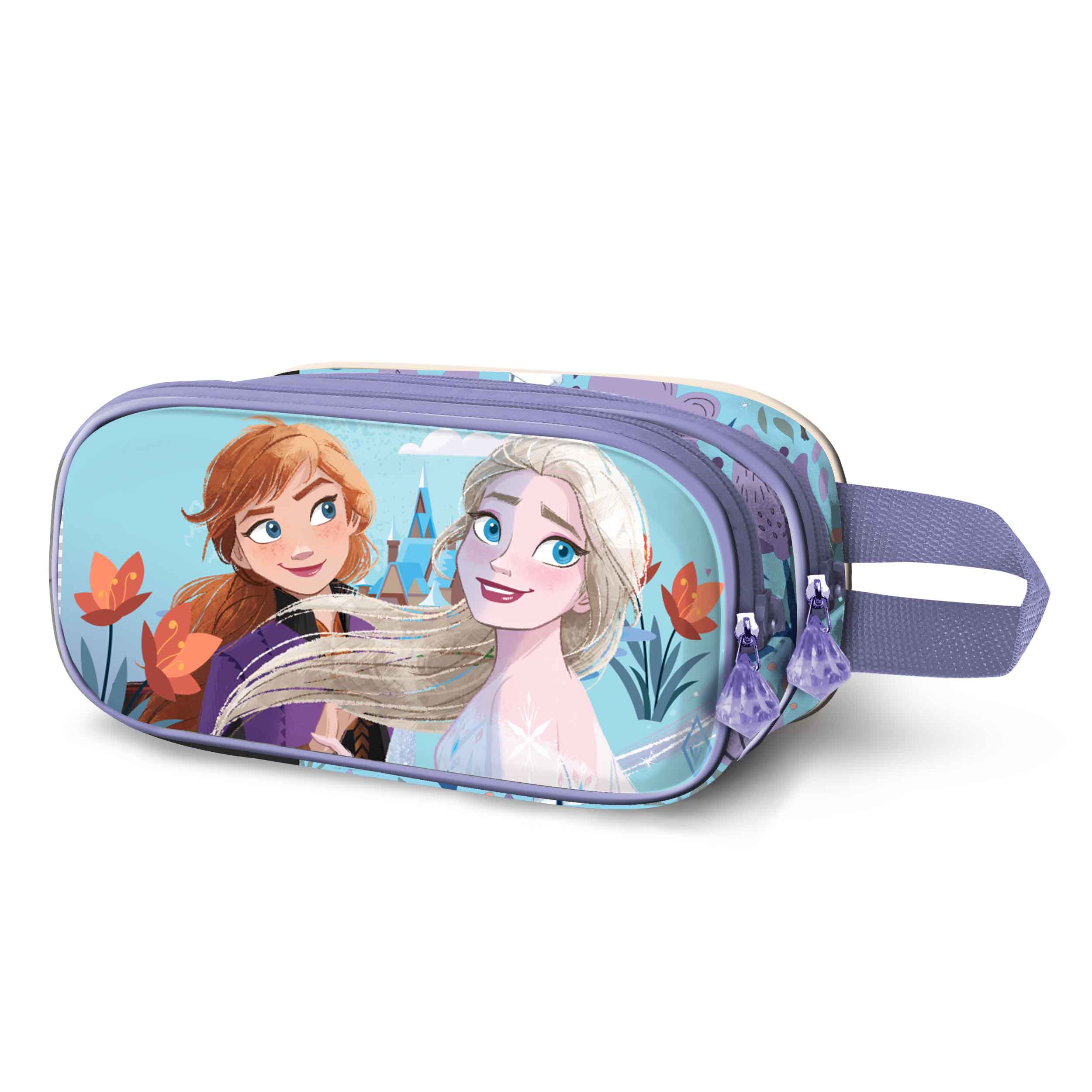 Trousse Double 3D La Reine des Neiges 2 (Frozen) Spring