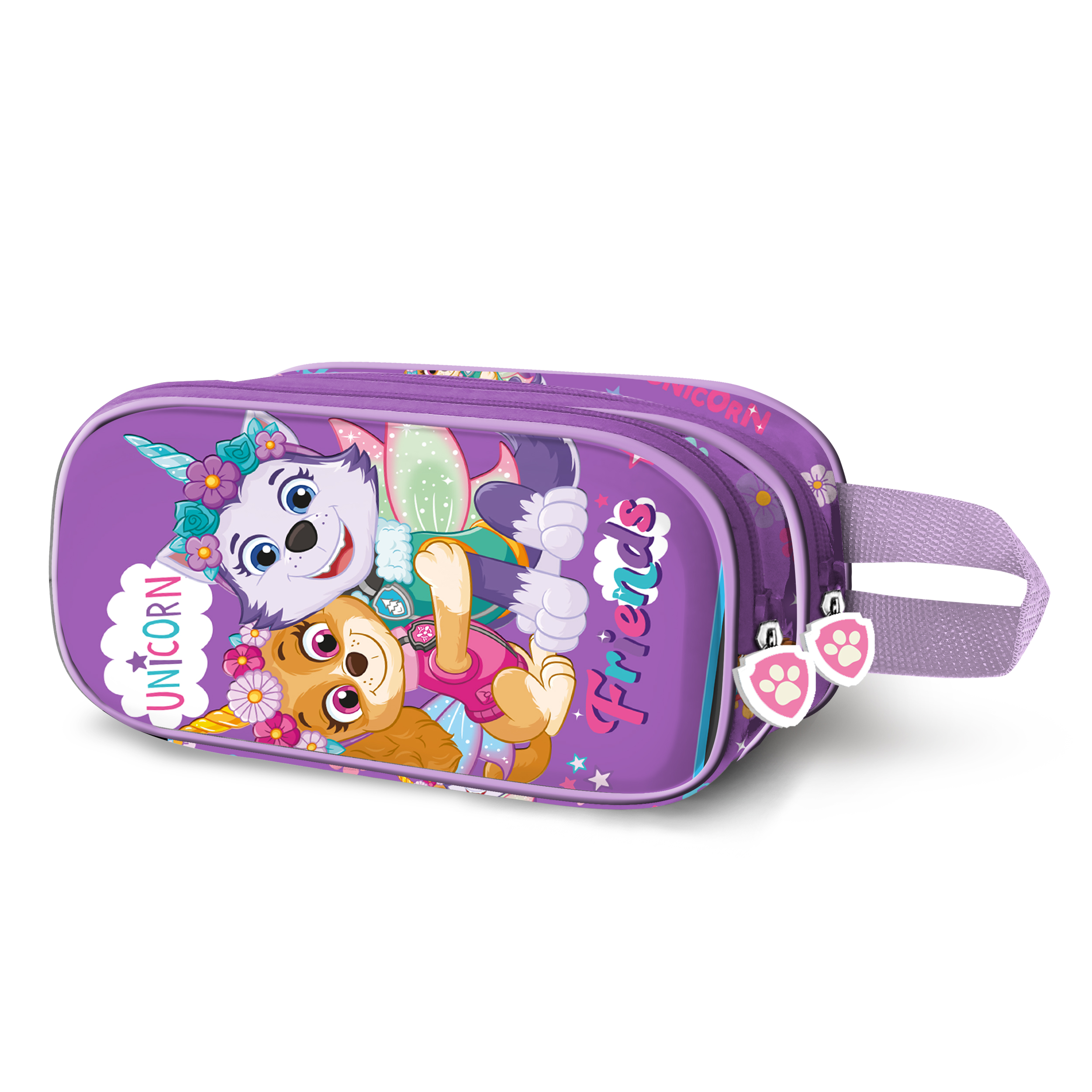 3D Double Pencil Case Paw Patrol Magic