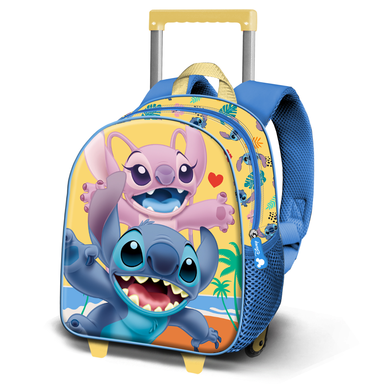 Mochila 3D con Ruedas Pequeña Lilo y Stitch Ocean