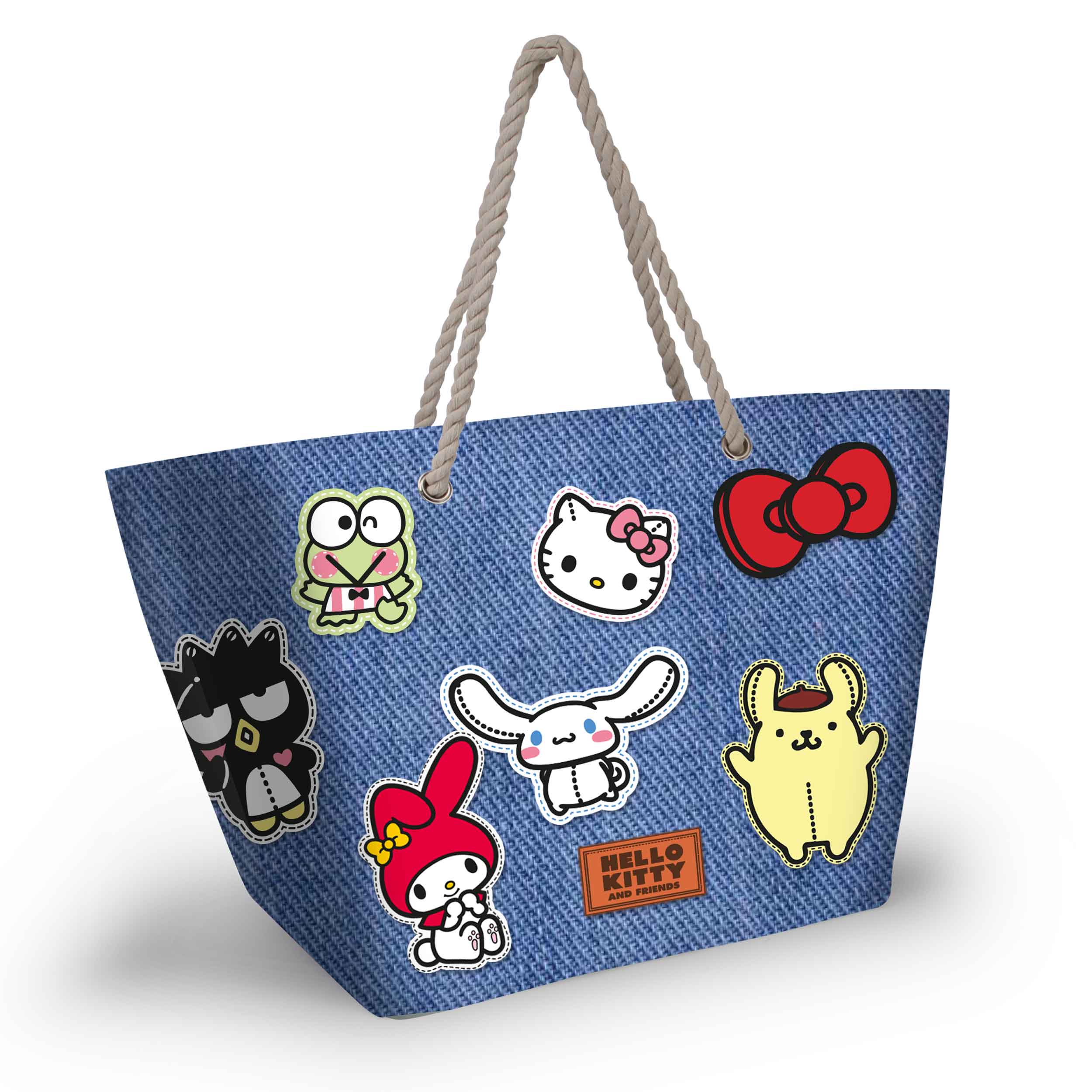 Bolsa de Playa Soleil Hello Kitty Stickers