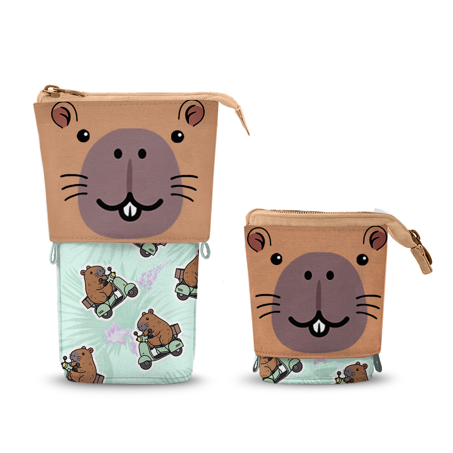 Estuche Portatodo Cute Oh My Pop! Capybara