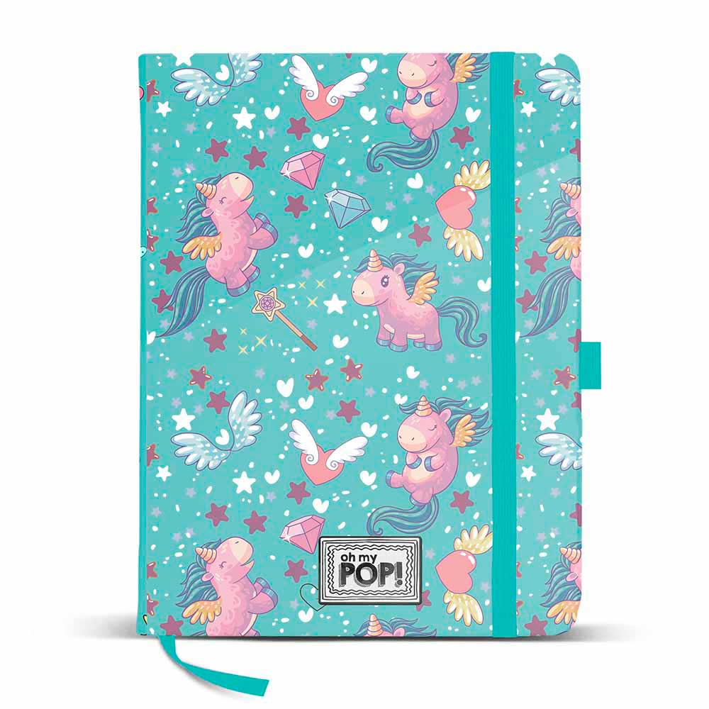 Diario 14x21 cm Oh My Pop! Magic Turquesa