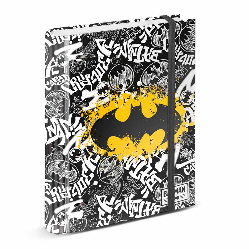 Raccoglitore 4 Anelli Griglia Batman Tagsignal