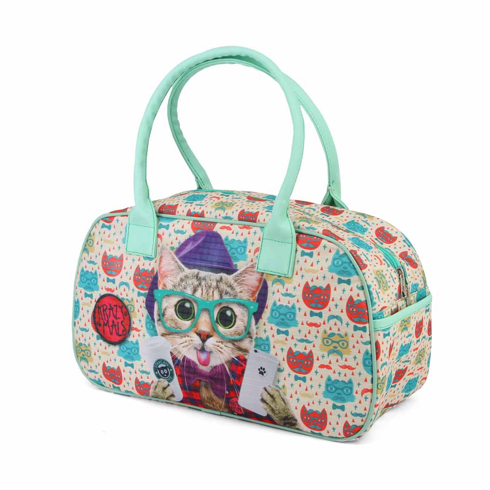 Karactermania Krazymals Cat Sac de Sport Grand Format Bowling 40 cm Multicolour 14.5 L