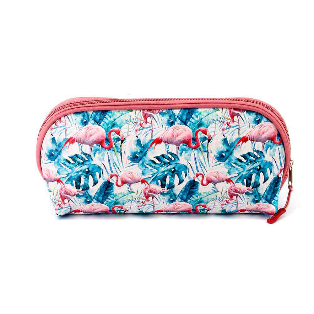 Small Jelly Toiletry Bag Oh My Pop! Flamenco Tropical