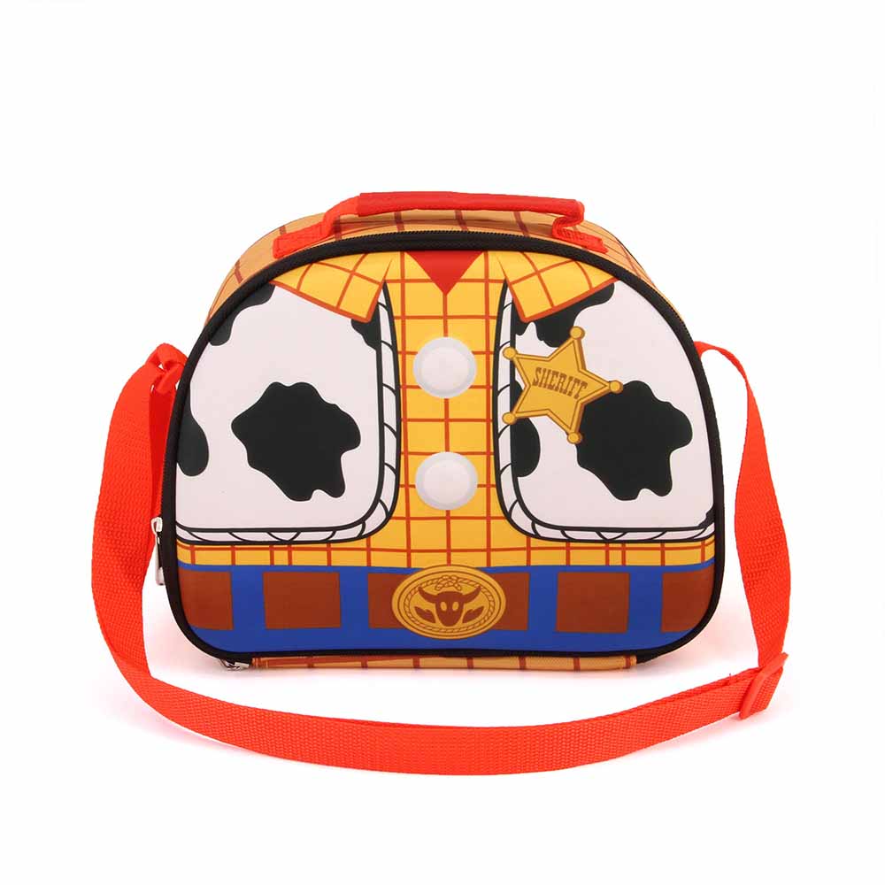 26 cm Multicolore Karactermania Toy Story Woody-3D Lunch Bag Cartella Multicolour 