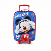 Mayorista Distribuidor Maleta Trolley Soft 3D Mickey Mouse Music