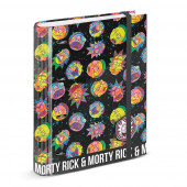 Wholesale Distributor 4 Rings Binder Grid Paper Rick and Morty Psycho