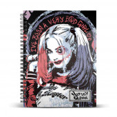 Wholesale Distributor A5 Notebook Striped Paper Harley Quinn Crazy