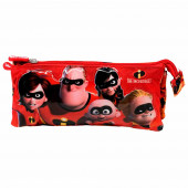 Wholesale Distributor Triple Pencil Case The Incredibles Family