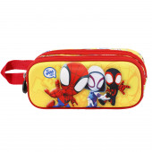Wholesale Distributor 3D Double Pencil Case Spiderman Webs