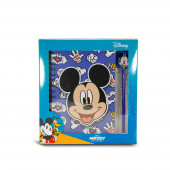 Cuaderno + Lápiz Fashion Mickey Mouse Grins