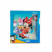 Padlock Diary + Fashion Pencil Minnie Mouse Picture