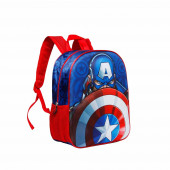 Mochila 3D Pequeña Capitán América Patriot